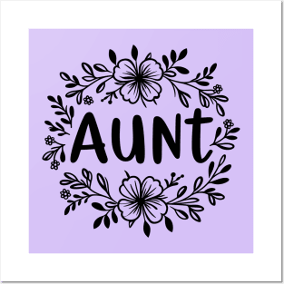 Aunt Floral Posters and Art